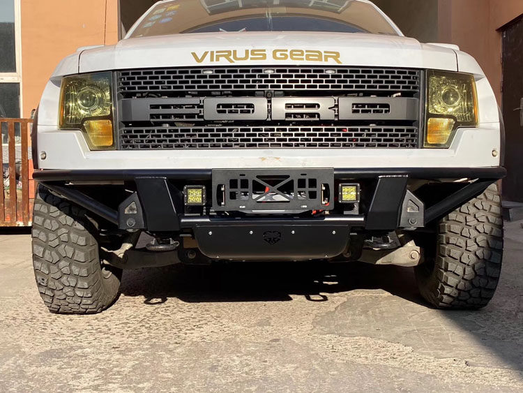 适用09-14年福特猛禽f150竞技款前杠6.2猛禽前防撞杠保险杠大管杠