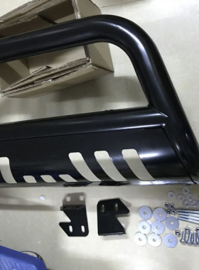 适用丰田FJ酷路泽前护杠FJ cruiser 黑色黑色U型防撞杠防护杠保险