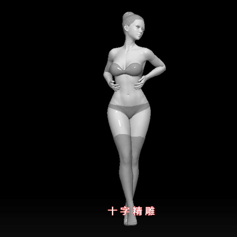 人体三维模型stl女性max女设计素材/源文件