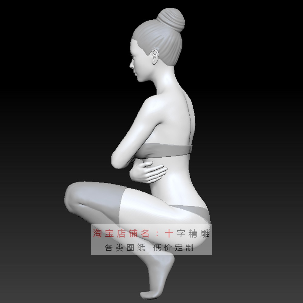 人体三维模型stl女性max女生507女数字人3d圆雕元宇宙美女虚拟人