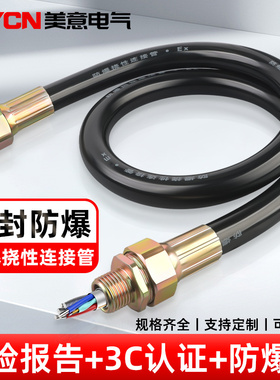 防爆挠性连接管BNG防爆软管4分挠性管穿线管DN20防爆管DN15可定制
