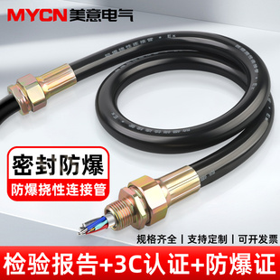 防爆挠性连接管BNG防爆软管4分挠性管穿线管DN20防爆管DN15可定制