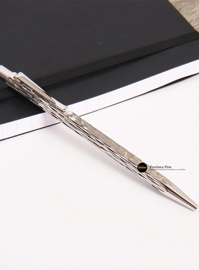 瑞士CDA卡达艾可朵威尼斯黄铜六角杆Palladium钯金圆珠笔笔袋礼盒