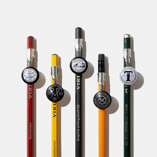 TOOLS to LIVEBY 礼拜文房具复古铅笔夹一套5个铅笔夹