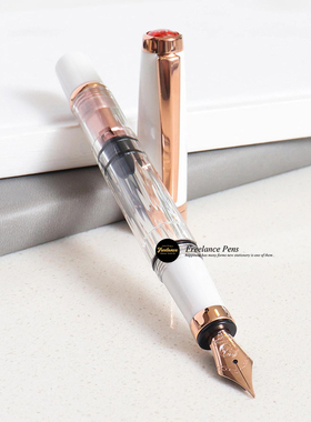 TWSBI三文堂DIAMOND钻石580alRose Gold II白色玫瑰金II活塞钢笔