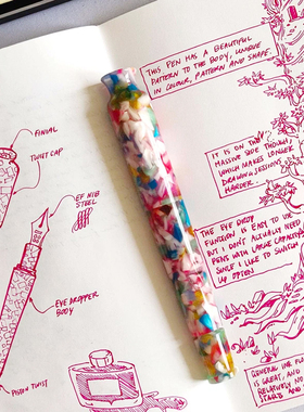 OPUS 88FLORA正统滴入式花瓶大型钢笔ins手帐大型钢笔6号笔尖送礼