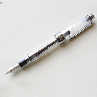 日本SAILOR写乐KOP KINGOFPEN平顶透明笔王超大型平顶21K金尖钢笔