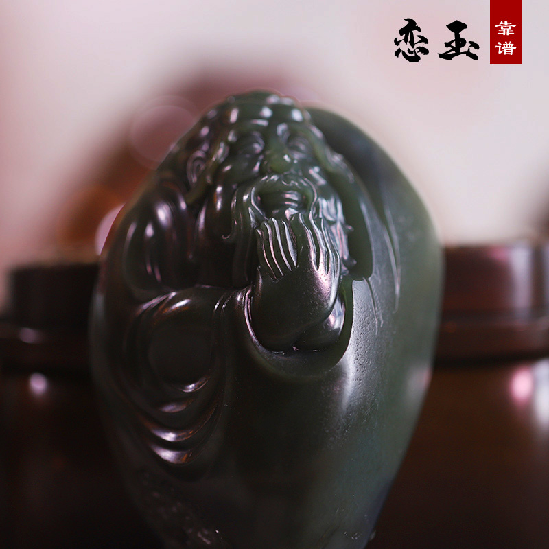 T22【戀玉十年和田玉】沙棗青【仁者樂山 智者樂水】見仁見智