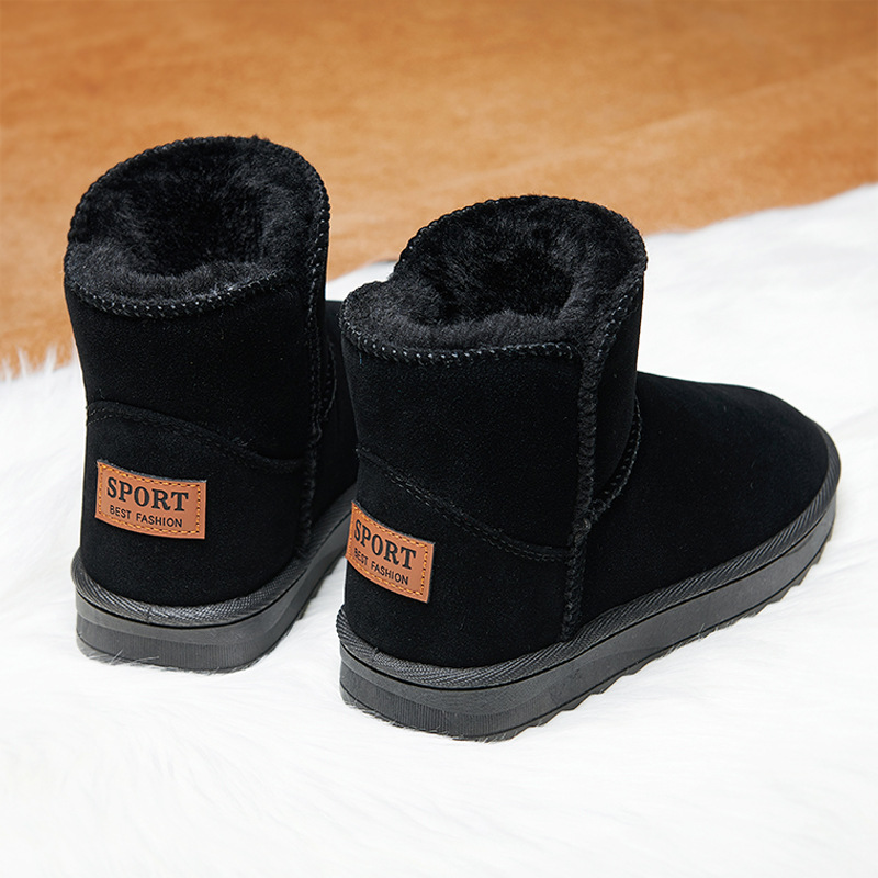 东北保暖棉鞋冬季加绒加厚雪地靴