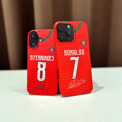 26年C罗葡萄牙主场球衣手机壳