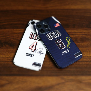 2024美国男篮球衣款iphone78XSMAX XR 6s11 15 Pro plus 14plus手机壳小米华为 詹姆斯 库里 杜兰特
