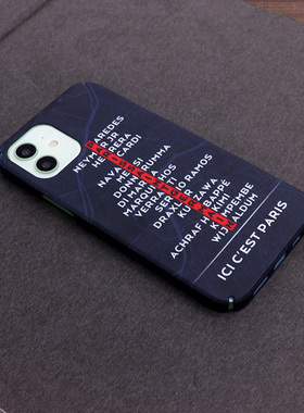 巴黎圣日耳曼球员名字梅西iphone78XSMAXR 6s11 12Proplus手机壳