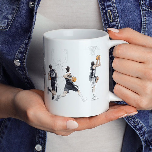 陶瓷吉诺比利欧洲步马克杯