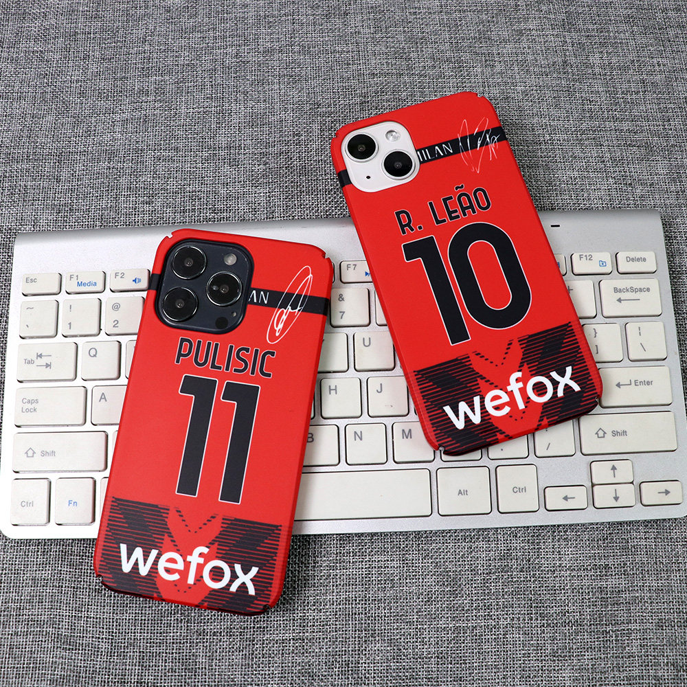 2023-24赛季普利西奇 吉鲁 莱奥 特奥AC米兰主场球衣款iphone78XSMAXR11 12 13 14Pro plus手机壳