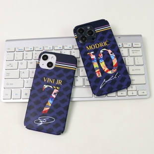 2023-24赛季莫德里奇 贝林厄姆 维尼修斯皇家马德里客场球衣款iphone78XSMAXR11 12 13 14Pro plus皇马手机壳