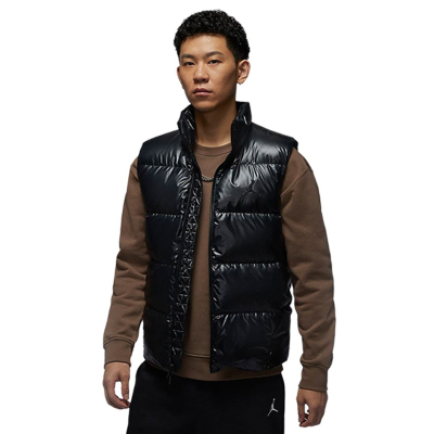 Nike/耐克 男子JORDAN运动休闲羽绒服立领马甲背心 FV7274-010