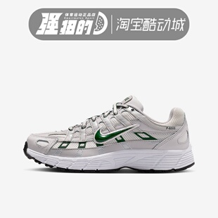 NIKE/耐克 大童鞋P-6000灰绿色复古风轻便运动休闲鞋 HV5064-008