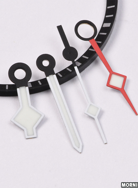 HEIMDALLR雪花四针手表指针NH34表针超级BGW-9蓝色发光