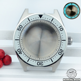 THORN表壳sbdc053小元 36机芯 祖蓝宝石双卜表镜C3绿光表圈NH35