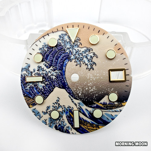 改装组装神奈川海浪表盘28.5MM