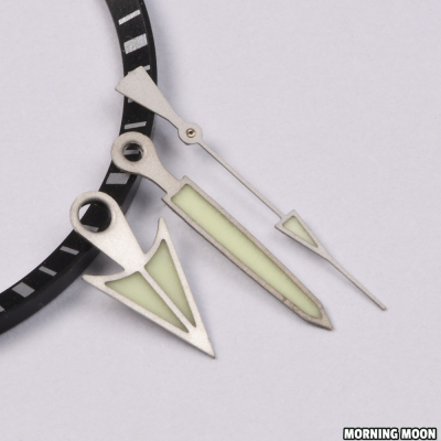 改装seiko精工表针配件绿夜光适用SKX007/SBBN款NH35A/NH36A机芯