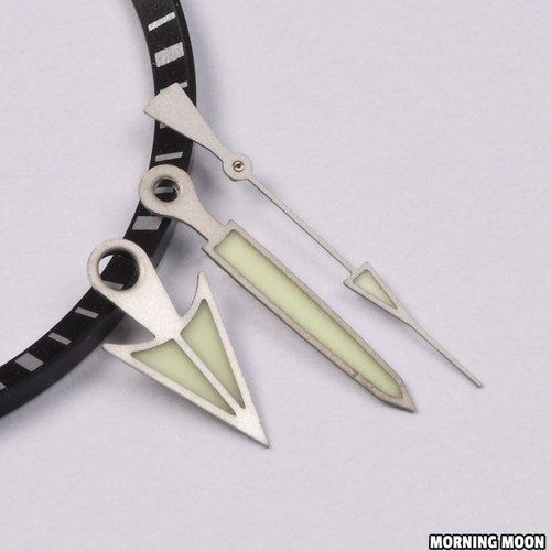 改装seiko精工表针配件绿夜光适用SKX007/SBBN款NH35A/NH36A机芯