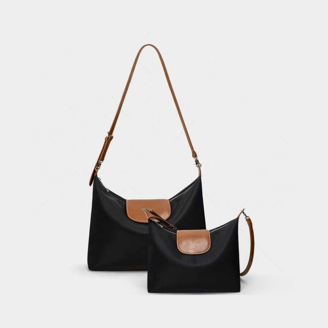 托特包2026春秋新款女包韩系通勤时尚休闲牛津布单肩斜挎包包牛皮,箱包皮具/热销女包/男包,托特包,淘宝优惠券,粉丝福利购,淘宝优惠卷