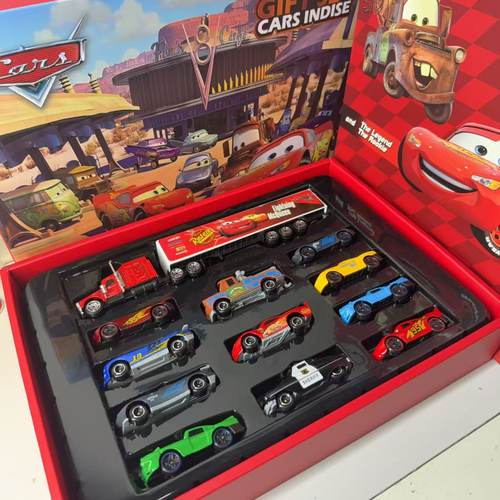 赛车总动员合金小汽车模型玩具礼盒套装 闪电麦昆儿童男孩礼物