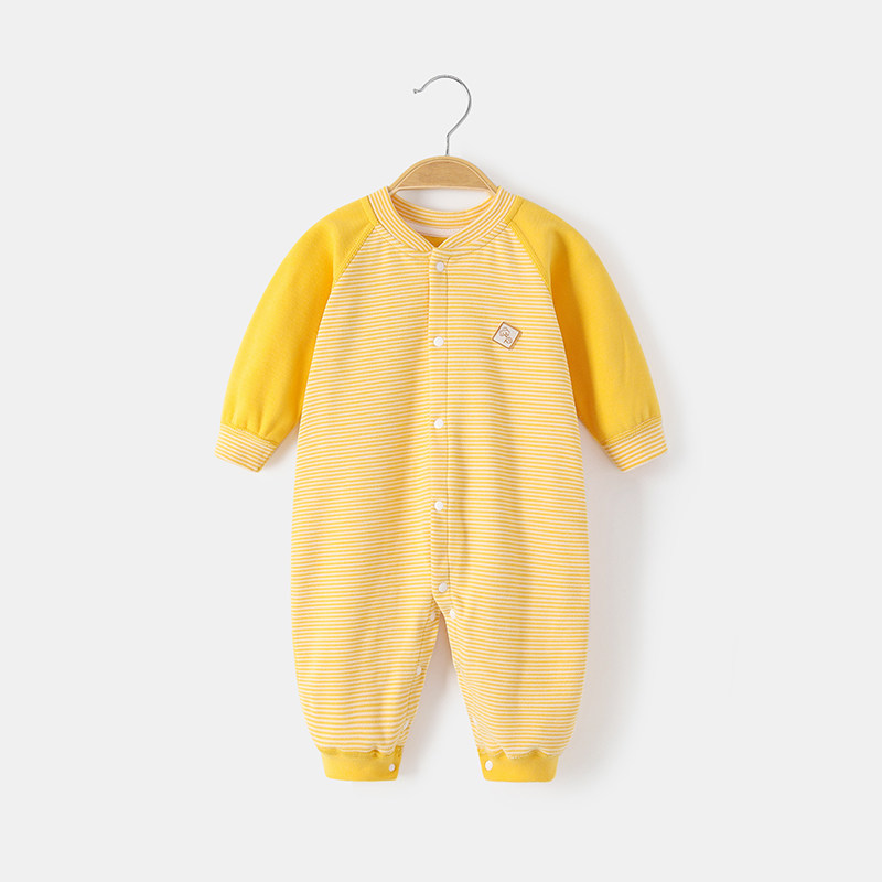 婴儿连体衣保暖秋冬宝宝睡衣哈衣