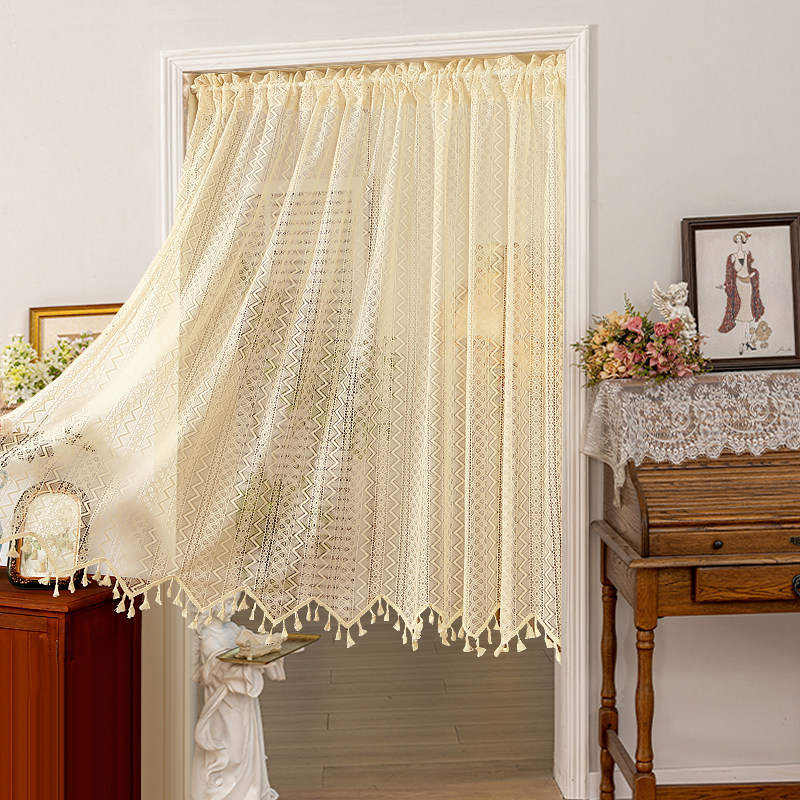波西米亚风格手工编织流苏门帘