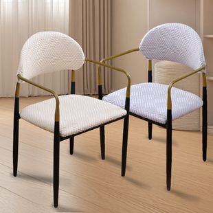 主人椅罩轻奢餐椅高级感酒店洽谈家用茶桌主人扶手茶台靠背椅子套