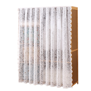 柜子遮挡帘魔术贴柜门橱柜书柜书架衣柜杂物货架防尘遮丑帘子门帘