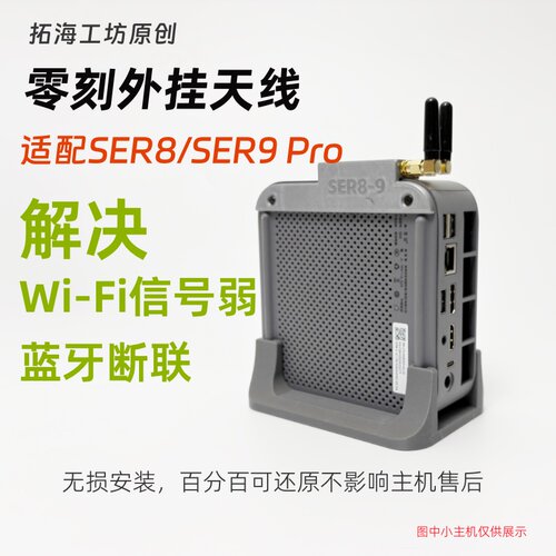 零刻SER8 SER9 SER9Max 外挂天线 wifi蓝牙增强套件无损安装