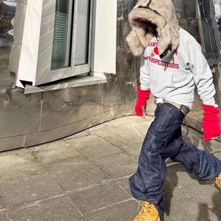 Drkshdw Blue Opium YVL风格原牛宽松直筒牛仔裤Playboicarti同款