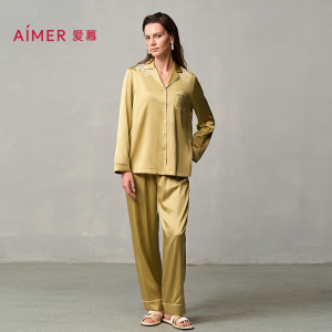 爱慕桑蚕丝女士家居服睡衣套装