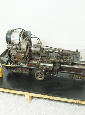 古董1959北京公私合营台型机床厂C609型微型车床文旅馆藏怀旧摆件