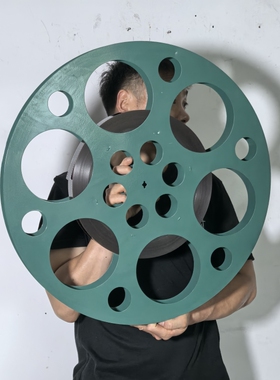 复古35mm电影胶片圆盘摆件怀旧