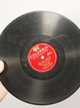 稀有唱片黑胶78转装饰摆件