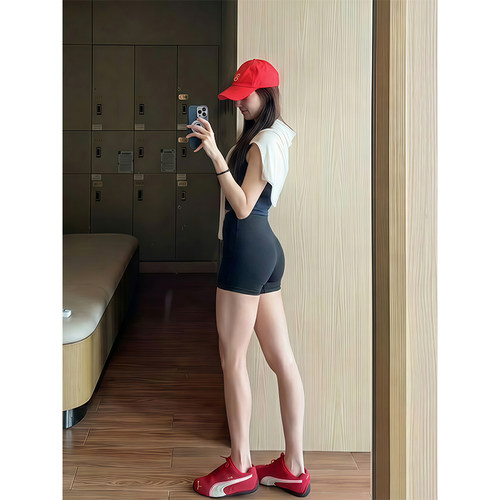 luqilulu软糯运动短裤骑行健身