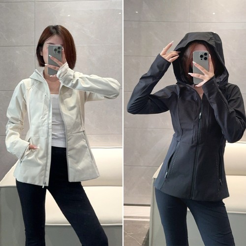 luqilulu冲锋衣秋冬瑜伽外套女