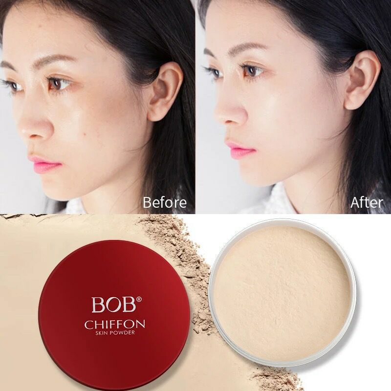 BOB矿妍亲肤蜜粉哑光定妆粉散粉遮瑕透气轻盈细腻