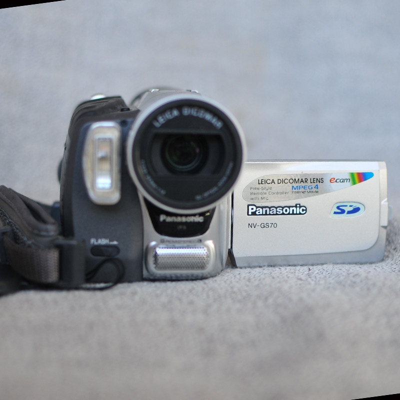 松下磁带摄像机家用复古长焦