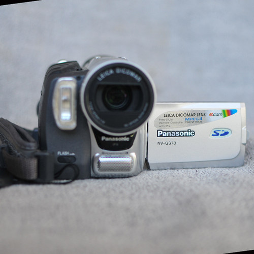 松下磁带摄像机家用复古长焦