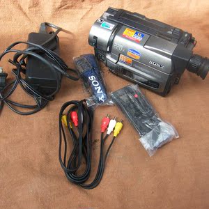索尼ccd-trv55e摄录放一体机数码摄像机video8 8毫米摄像机