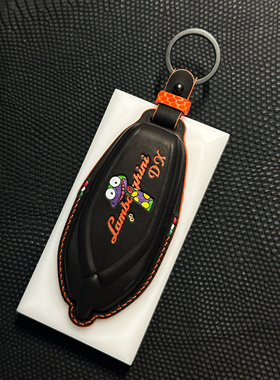 适用于Lamborghini urus个性款设计真皮手工定制手绘钥匙包钥匙套