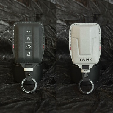 适用坦克TANK300手工定制鹿皮汽车钥匙包钥匙套/可来图定制/送礼