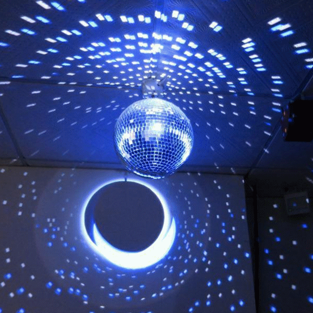 舞台灯光玻璃球玻璃镜球贴片反光反射配合射灯旋转反射配电机