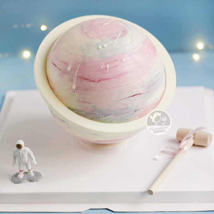 菜菜妈烘焙星球蛋糕星空巧克力