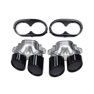 A35 45S四出GLB35 A45 CLA45改装 GLE53黑 C118 适用奔驰尾喉CLA35