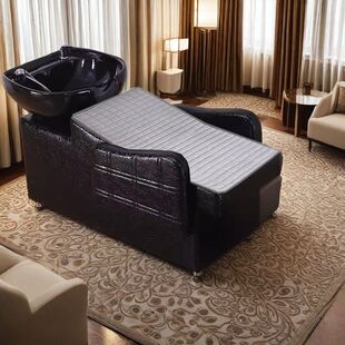 加厚防滑洗头床垫子发廊专用床垫子理发店专用垫子新款 泰式 半躺式